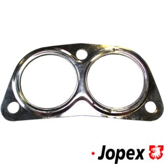 Gasket between heat exchanger exhaust rear