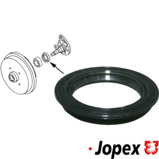 Oil seal for wheel bearing