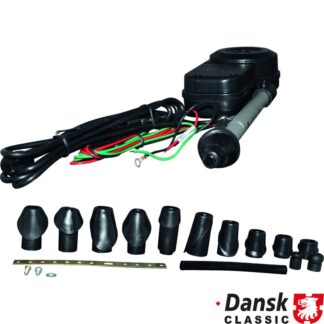 Antenna, electric, 12V, black, Ø28 mm base