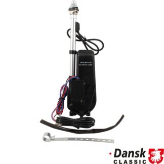 Antenna, automatic, 12V, chrome, right side installation only