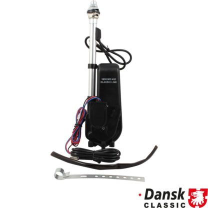Antenna, automatic, 12V, chrome, right side installation only
