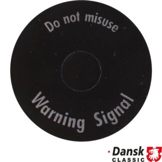 Sticker, emergency light switch, english