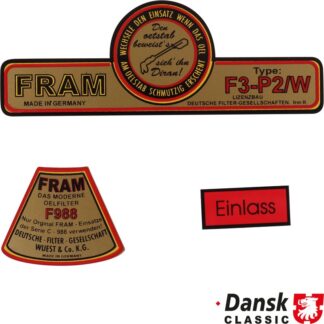 Sticker set, Fram