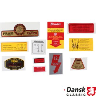 Sticker set, 11 pieces