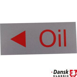 Sticker, "Oil"