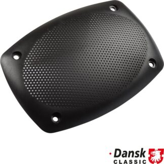 Loudspeaker grille in parcel shelf, black