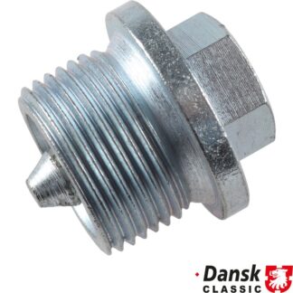 Oil drain plug, galvanized, magnetic, M22x1,5x13,5