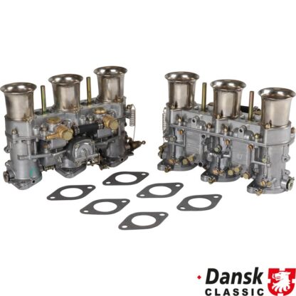 Dual carburettor set, Weber style, 40IDA3C, venturi 30 mm, aux venturi 5,5, mains 135, air corrector 180 and emulsion tube F26