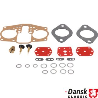 Gasket set for carburettor, Solex 40 PII-4. 2 sets required per car