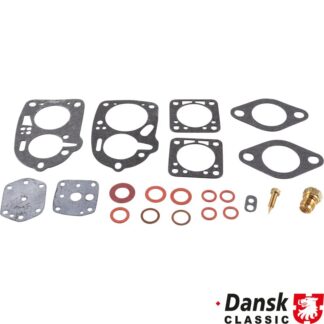 Gasket set for carburettor, Solex 32 PBIC. 2 sets required per car