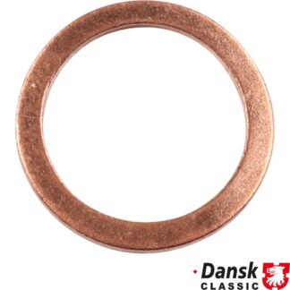 Sealing ring for injection system, copper