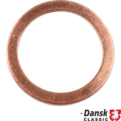 Sealing ring for injection system, copper