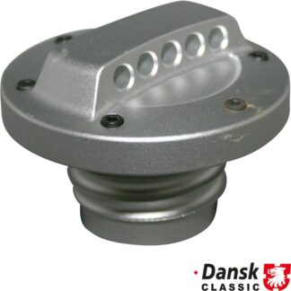 Fuel tank cap, not lockable. Made of aluminium