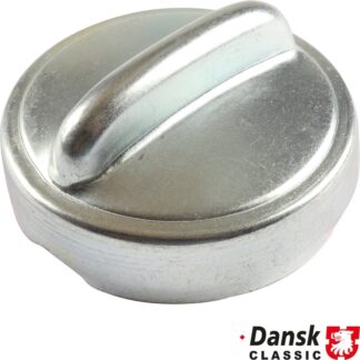Fuel tank and oil cap, not lockable. Made of metal