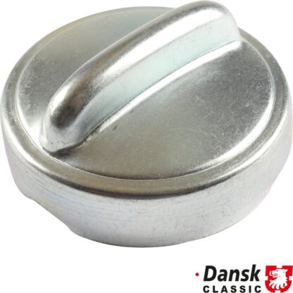 Fuel tank and oil cap, not lockable. Made of metal
