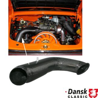 Cooling air pipe, carbon look
