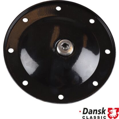 Cover for oil strainer, with hole and plug