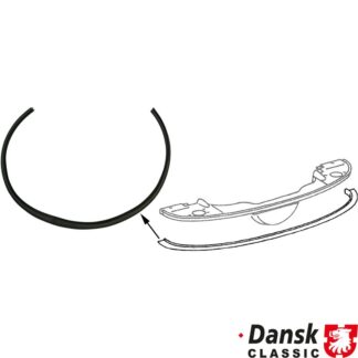 Tread for engine cover plate, 830 mm, rubber