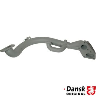 Turbo bypass pipe. Made of stainless steel with grey paint