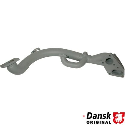 Turbo bypass pipe. Made of stainless steel with grey paint