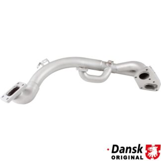 Turbo bypass pipe. Made of glass bead blasted stainless steel