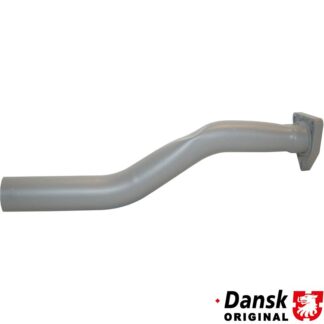 Exhaust cross over pipe. Made of steel with grey paint