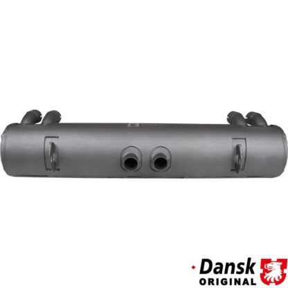 Exhaust rear. Made of steel with grey heat resistant paint