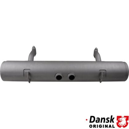 Exhaust rear. Made of steel with grey heat resistant paint
