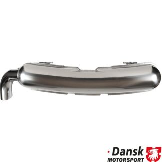 Exhaust rear, Sport, with one Ø84 mm tail pipe. Heat exchanger conversion is necessary. Made of polished stainless steel