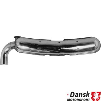 Exhaust rear, Sport, with one Ø84 mm tail pipe. Made of polished stainless steel. With TÜV/EEC approval