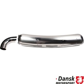 Exhaust rear, Sport, with one Ø84 mm loose tail pipe. Made of polished stainless steel. With TÜV/EEC approval