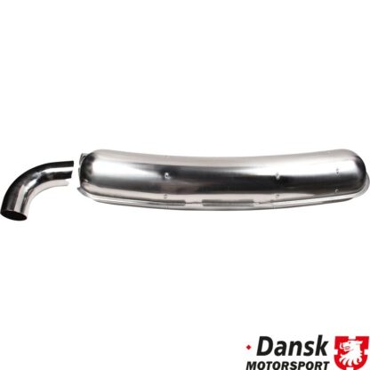 Exhaust rear, Sport, with one Ø84 mm loose tail pipe. Made of polished stainless steel. With TÜV/EEC approval