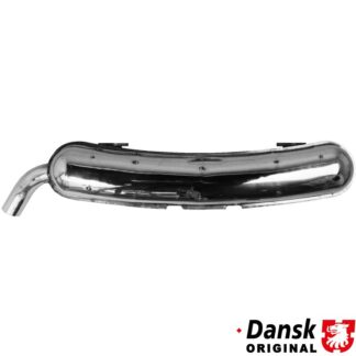 Exhaust rear, with one Ø60 mm tail pipe. Made of polished stainless steel. With TÜV/EEC approval
