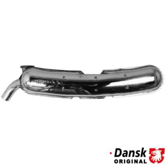 Exhaust rear, with one Ø60 mm tail pipe. Made of polished stainless steel. With TÜV/EEC approval