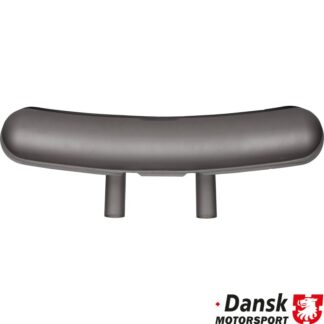 Exhaust rear, Sport, with two Ø60 mm tail pipes. Made of steel with grey heat resistant paint