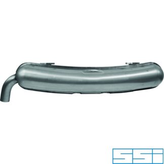 Exhaust rear, with one Ø60 mm tail pipe. Made of stainless steel. With TÜV/EEC approval