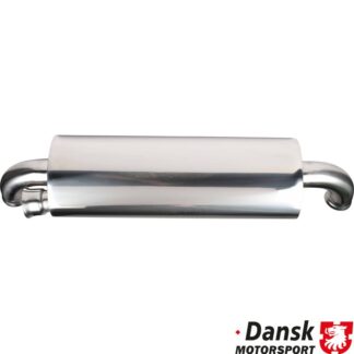 Exhaust intermediate, Sport, with two outlets and block-off possibility in one side. Made of stainless steel. With TÜV/EEC approval