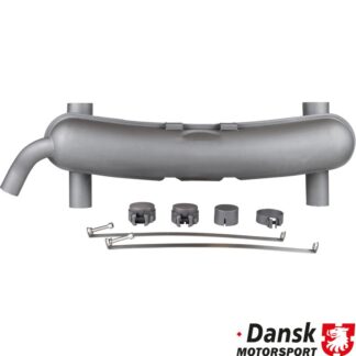 Exhaust rear, RSR street/racing, with one Ø60 mm OE tail pipe or two Ø70 mm racing tail pipes. 92.213 needed for fitting the exhaust on 91.019S and 91.020S