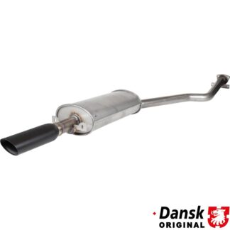 Exhaust rear, Sport, with one oval 93x70 mm tail pipe. Made of stainless steel, tail pipe black matt painted. With TÜV/EEC approval for 2.5 L engine