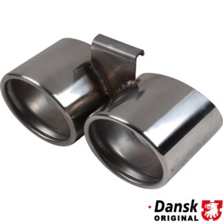 Tail pipe, OE look, 2xØ95 mm. Made of polished stainless steel