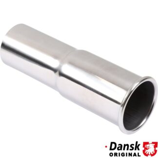 Tail pipe, Ø60 mm, L170 mm. Made of polished stainless steel