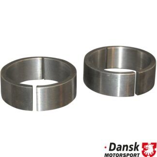 Adapter set for tail pipes. For mounting S-tail pipes on a standard model