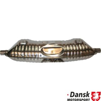 Exhaust rear, Sport, OE style, "Super Sound", without tail pipes. Made of stainless steel