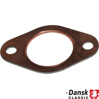Gasket between heat exchanger exhaust rear