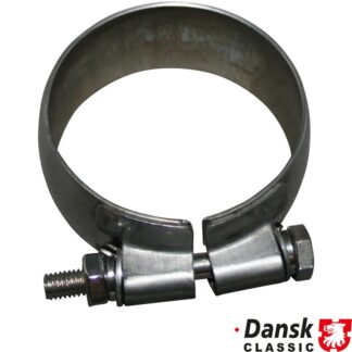 Exhaust clamp with bolt and nut, Ø75 mm