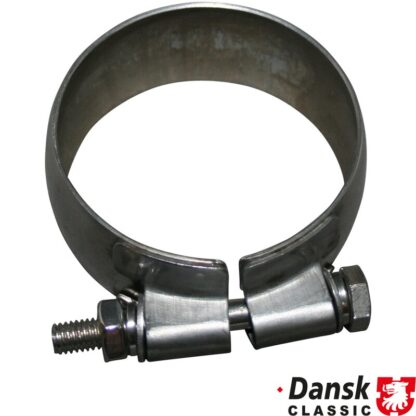 Exhaust clamp with bolt and nut, Ø75 mm