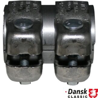 Exhaust clamp, 45x75 mm, stainless steel