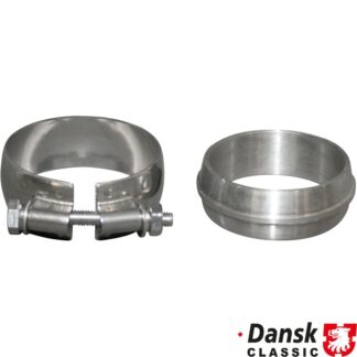 Clamp set for tail pipe, Stainless Steel
