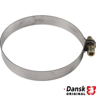 Exhaust metal band, 510 mm, stainless steel. 2 pieces required