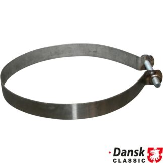 Exhaust metal band, 641 mm, stainless steel